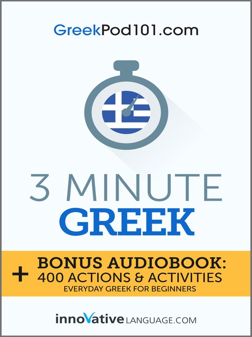 Cover image for 3-Minute Greek